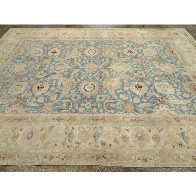 Ivory Galerie Shabab Collection Early 20th Century Persian Tabriz Carpet For Sale - Image 8 of 10