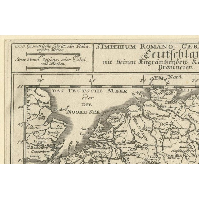 Title: Germany and Surrounding Realms by Gabriel Bodenehr, circa 1710 This striking copperplate engraving, titled "S....
