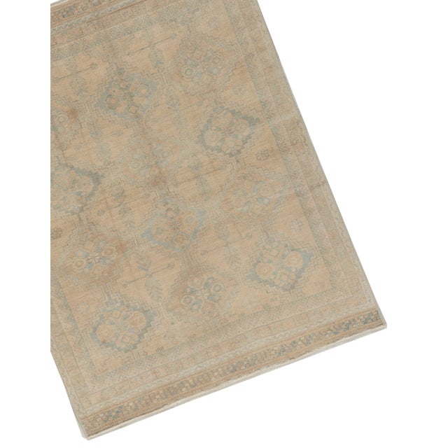 Antique Lightly Distressed Oriental Area Rug 4'7 X 5'1 For Sale - Image 4 of 8