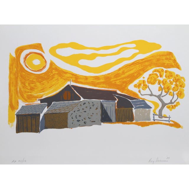 Sunlight Barn, Roy Doremus Lithograph For Sale