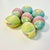 1980s Vintage Boho Chic Arts & Crafts Paper Cord Wrapped Easter Eggs - Set of 7. For Sale - Image 10 of 10
