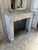 Slate Gray 19th Century French Louis XVI Style Painted Boiserie Facade and Mantel For Sale - Image 8 of 8