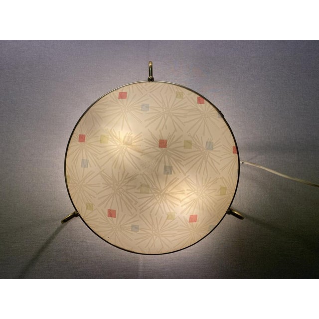 Mid-Century Ceiling Lamp with Graphic Pattern from Erco, 1950s For Sale - Image 13 of 18
