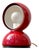 Eclisse Red Table Lamp by Vico Magistretti for Artemide, Italy, 1960s For Sale