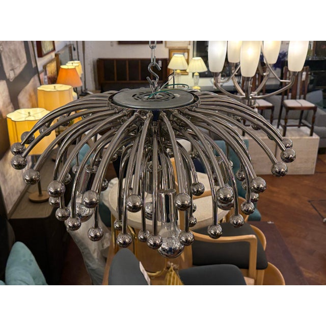 Late 20th Century Robert Abbey Anemone Flush-Mount Fixture For Sale - Image 5 of 12