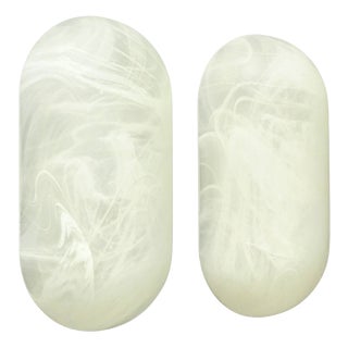 Vintage Glass Wall Lamps from Peill & Putzler, Germany, 1980s, Set of 2 For Sale
