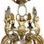 Gold First Half of the 20th Century Golden Bronze Chandelier For Sale - Image 8 of 15