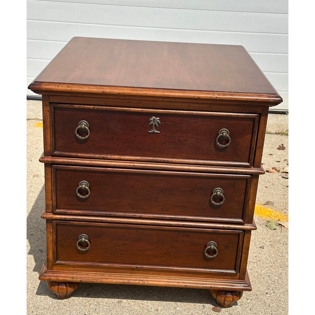 Transitional Tommy Bahama for Lexington Bedside Table For Sale - Image 3 of 11
