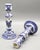 Blue & White Delft Faience Candle Holders, a Pair For Sale - Image 6 of 7