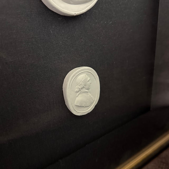 Traditional Restoration Hardware 19th C. European Intaglios Reproductions Collection #4, Framed For Sale - Image 3 of 12