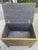 Mid 20th C Pressed Raised Brass Pub/Tavern Scene Firewood Kindling Storage Box on Stand For Sale - Image 6 of 17