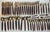Brown Modern Danish Brass and Teak Cutlery Dinner Set for 12 from Carl Cohr, 1960s, Set of 56 For Sale - Image 8 of 9