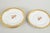 Royal Copenhagen Golden Basket, Set of 5 Lunch Plates. Set of five elegant lunch plates in porcelain from Royal...