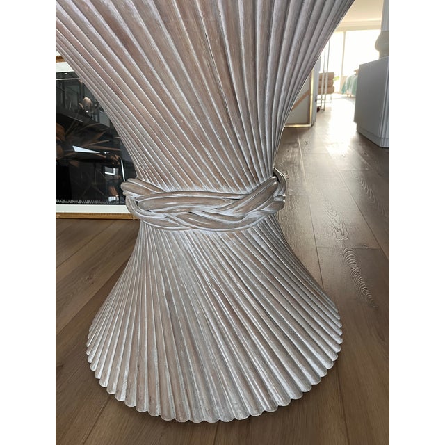 1980s 1980s McGuire Style Sheaf Dining Table Base For Sale - Image 5 of 6