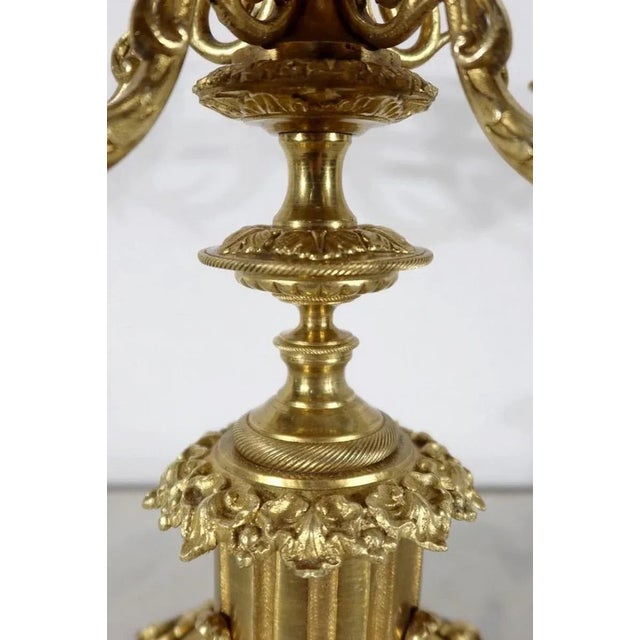 19th Century Bronze Candlelabra, Set of 2 For Sale - Image 14 of 18