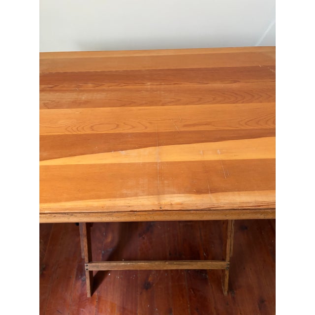 American 1970s Drafting Table With Adjustable Height and Tilt. For Sale - Image 3 of 8