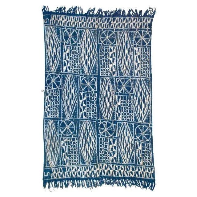 Tribal Vintage African Ndop Textile Cloth For Sale - Image 3 of 3