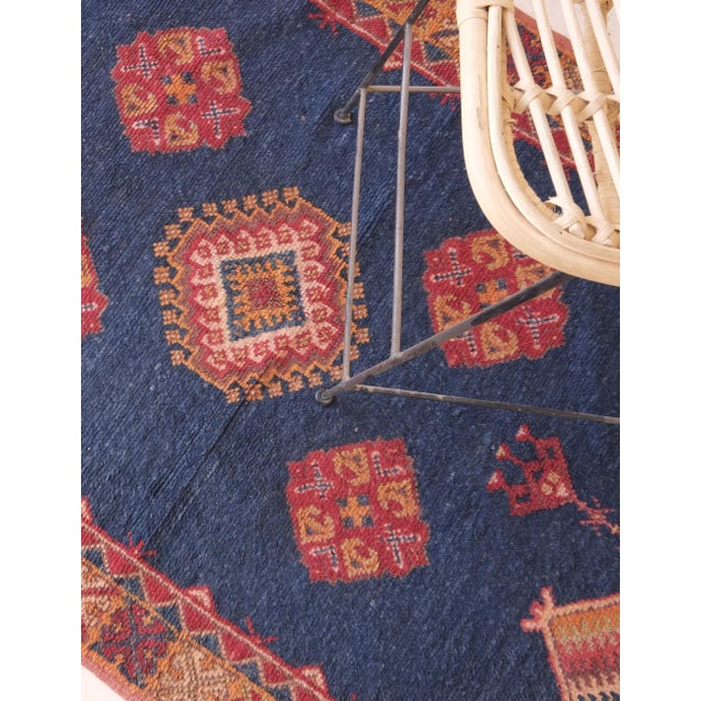 1980s Small Tribal Moroccan Rug - 5.1 X 3.6 Ft For Sale In Cleveland - Image 6 of 8