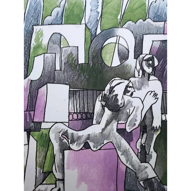 Contemporary Eugenio Chicano, La Carrera, 2007, Etching For Sale - Image 3 of 6