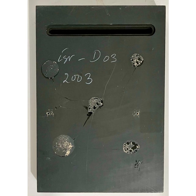 1990s Dina Recanati, Israeli Abstract Expressionist Dina Recanati Cosmos Painting, Sculpture in Metal, 2003 For Sale - Image 5 of 5