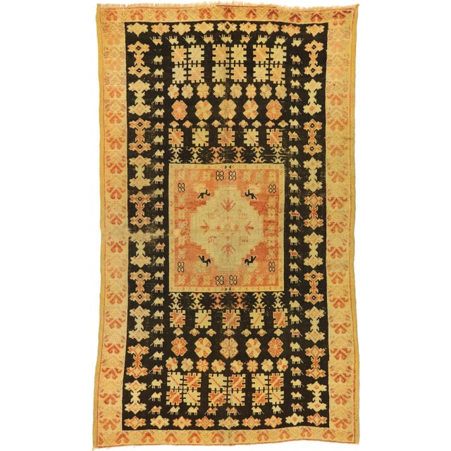 Textile Vintage Taznakht Moroccan Rug - 04'06 X 07'08 For Sale - Image 7 of 9