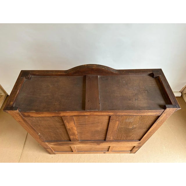 Adorn your dining room with this beautiful antique French buffet. Elegant carved oak wood. original glass to showcase your...