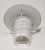 This ceiling light is attributed to Stilnovo for form and style. No logo and mark. This piece is attributed to the...