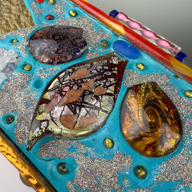 Mid-Century Modern Murano Glass Mosaic Mirror by Zane Luigina, Italy, 1990s For Sale - Image 18 of 18