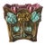 1900s French Onnaing G77 Art Nouveau Flower Vines Details Jardinière Cache Pot Planter For Sale