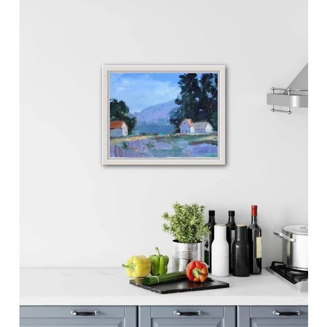 Contemporary Mendocino, Expressionist Oil Landscape Painting For Sale - Image 3 of 7