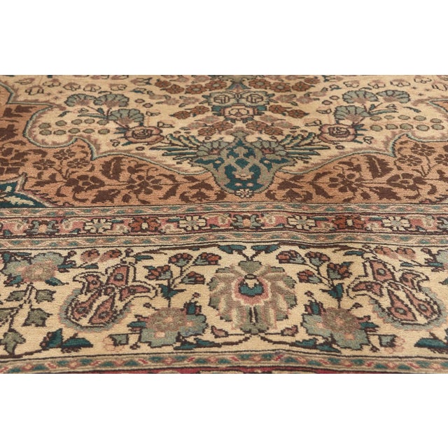 Mid 20th Century Mid 20th Century Mid 20th Century Vintage Persian Tabriz Rug 08’00 X 11’00 For Sale - Image 5 of 9