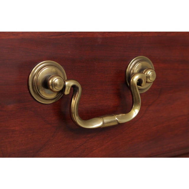 Henkel Harris Model 164 Cherry 9 Drawer Tall Chest on Chest For Sale - Image 9 of 15