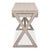 Campaign X-Frame Writing Desk in Stone Grey For Sale - Image 4 of 12
