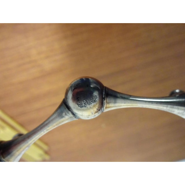 Silver-Plated Brass Candleholder by Jens Quistgaard, 1960s For Sale - Image 9 of 13