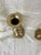 Metal Pair of Vintage Solid Brass Candlesticks – Georgian Colonial Style With Octagonal Bases For Sale - Image 7 of 10