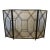 Mod Geometric Black Metal Fire Screen For Sale