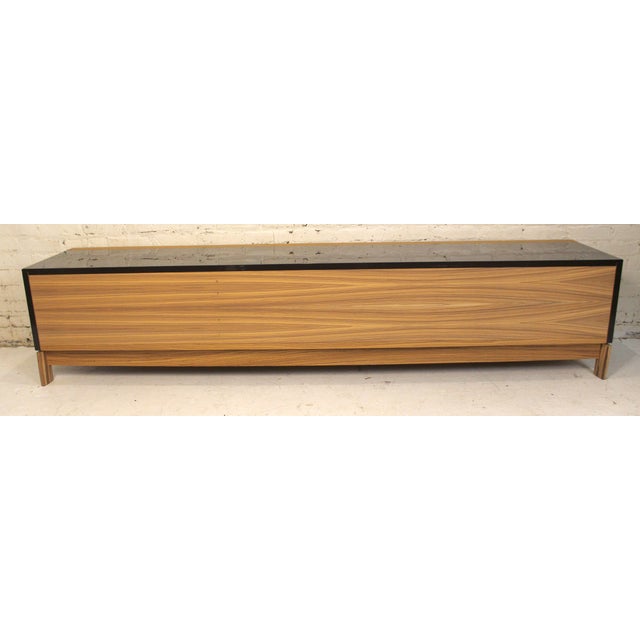 Stunning Low Profile Italian Sideboard For Sale In New York - Image 6 of 13
