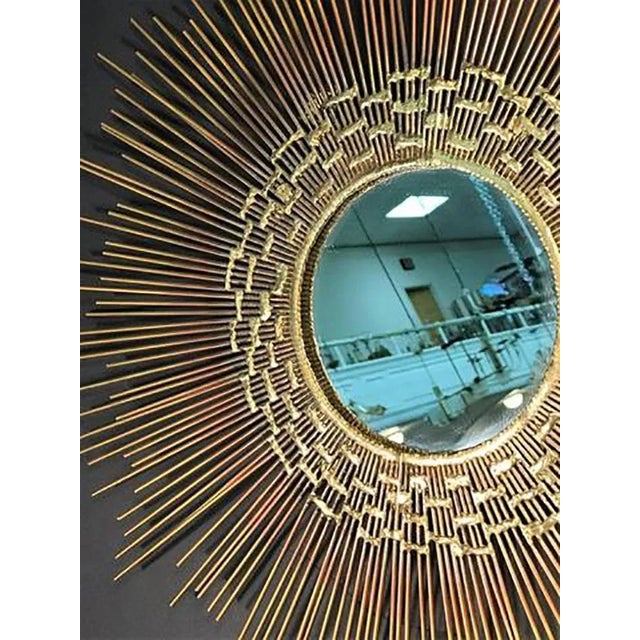 Brutalist Sunburst Mirror Wall Sculpture For Sale In Philadelphia - Image 6 of 8