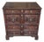 Antique William & Mary English Black Oak Chest of Drawers For Sale
