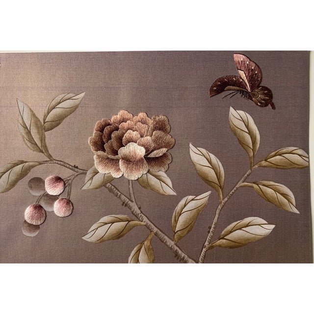 If you love the look of De Gournay wallpaper but not the price, this is for you. Exquisite hand‑embroidered chinoiserie...