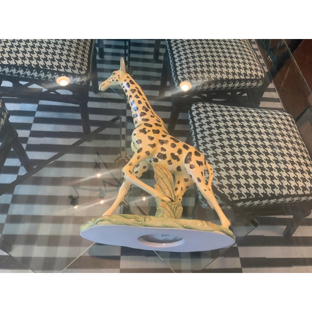 1980s Large Porcelain Giraffe For Sale - Image 10 of 13