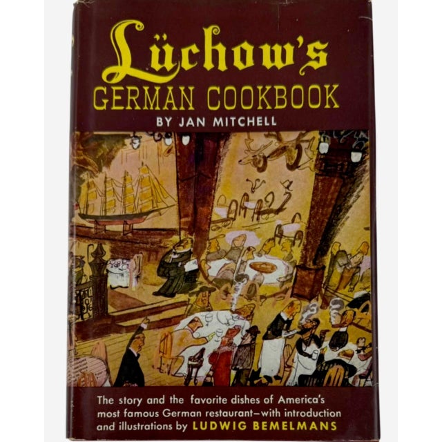 Luchow’s German Cookbook 1952 Ludwig Bemelmans Historic Nyc Restaurant For Sale - Image 13 of 13