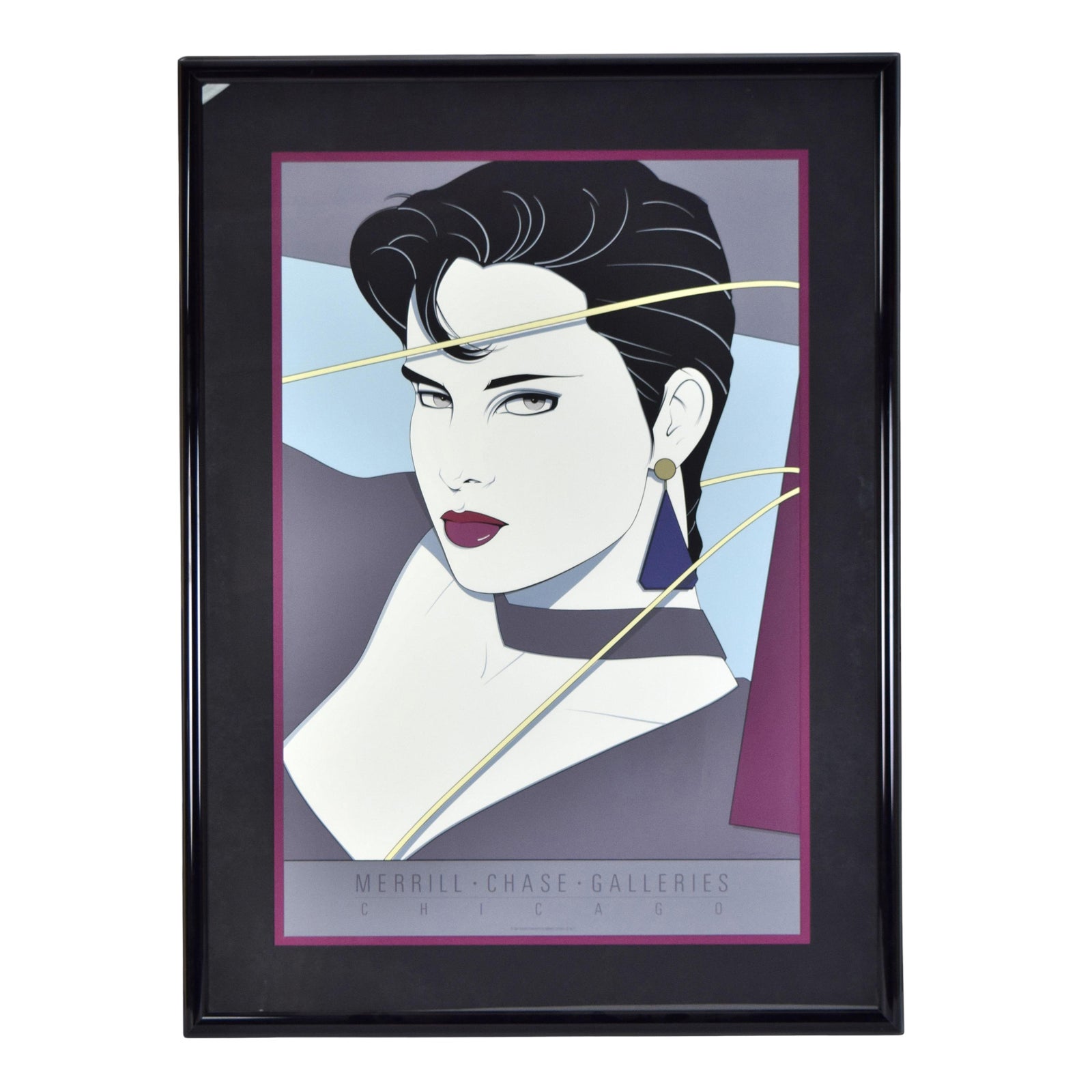 1980s Patrick Nagel 11" Serigraph Print Chairish