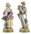 Rural Figures in Polychrome Porcelain by Giuseppe Cappè, 1960s, Set of 2 For Sale