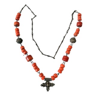 Antique Mauritanian Berber Necklace For Sale