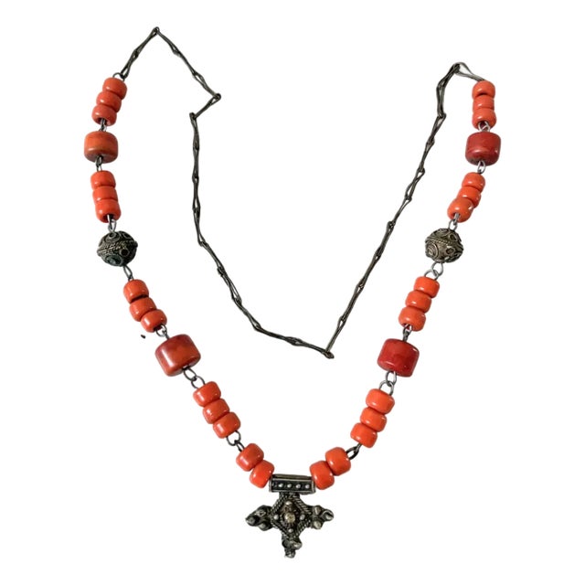 Antique Mauritanian Berber Necklace For Sale