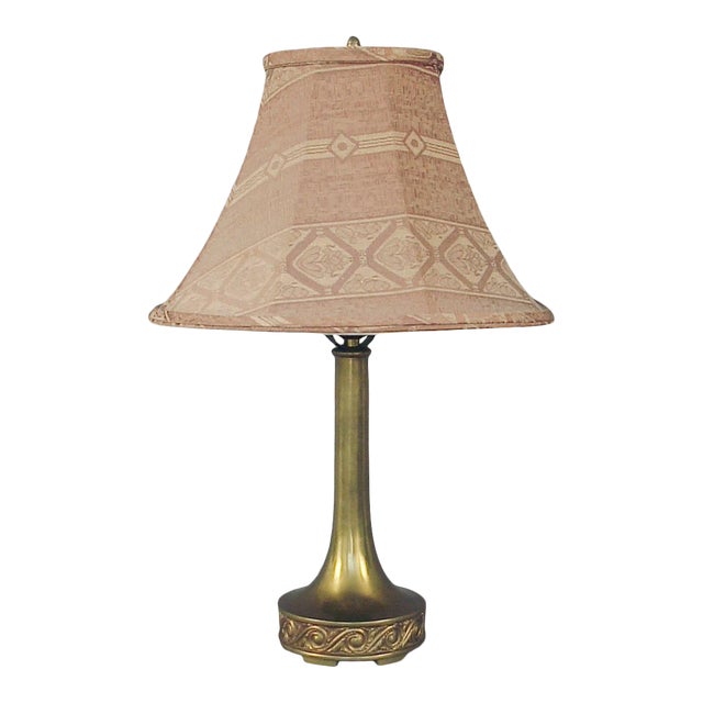 1930s Mitchell Mfg. Co. Brass Plated Table Lamp Chairish