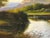 Mountain Lake in Spring Oil Painting of the Scottish Highlands by British Artist 1980 Circa For Sale - Image 11 of 18