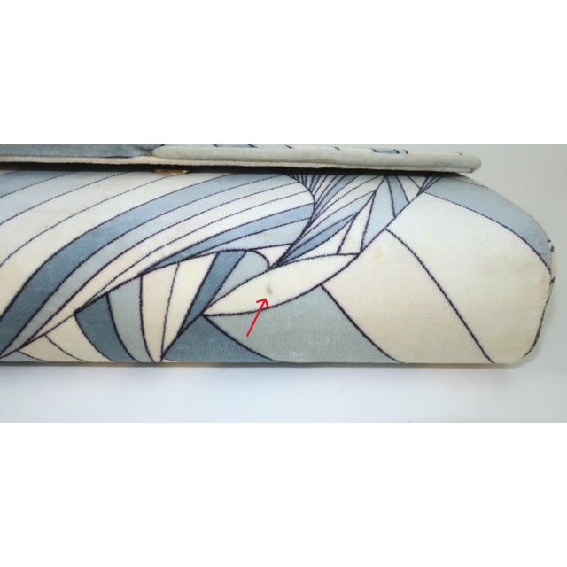Emilio Pucci Italian Velvet Convertible Clutch Shoulder Strap Handbag, c.1970 For Sale - Image 13 of 15