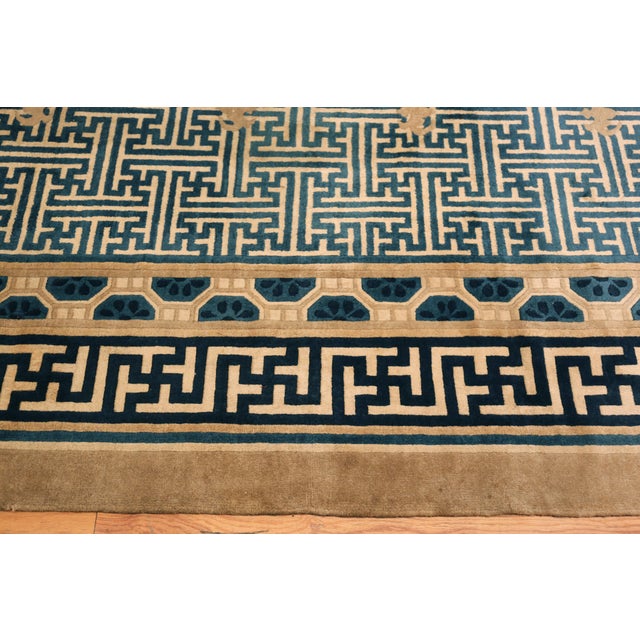 Nazmiyal Collection Antique Chinese Peking Rug For Sale In New York - Image 6 of 10